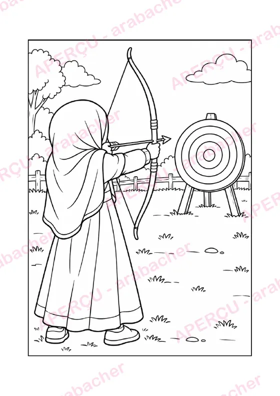 Page « Le tir à l'arc » (aperçu)